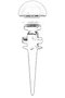 Opviq Lámpara de Pared Exterior BBO-68170-BSY Negro